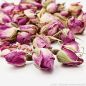 Preview: Violett Damask Trockenblumen Damaszener Rosenknospen essbar 20g natural